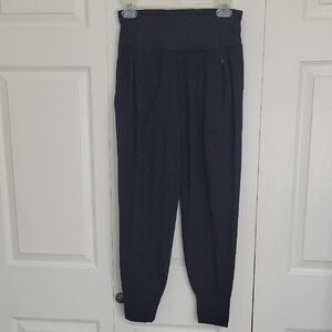 Athleta Black High-Waisted Joggers, Size XSP
